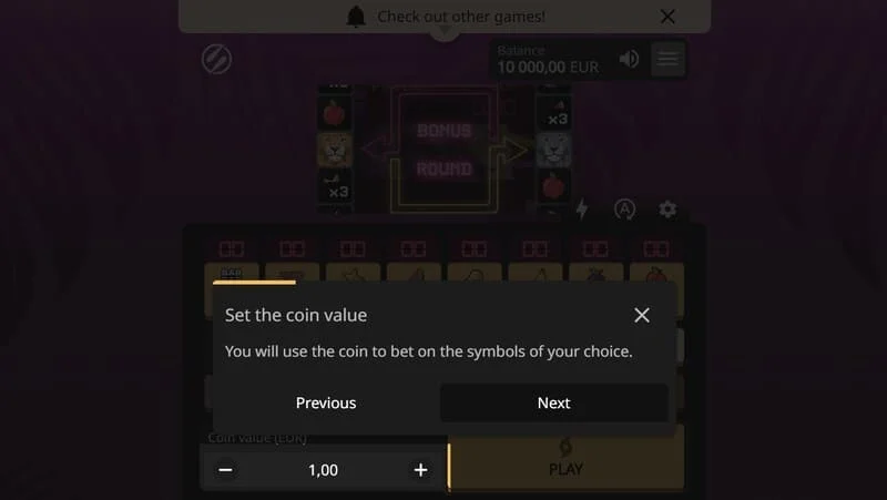 Lion Zama Fruits Bonus Spins - launching the proprietary Bonus Spins mode of the series